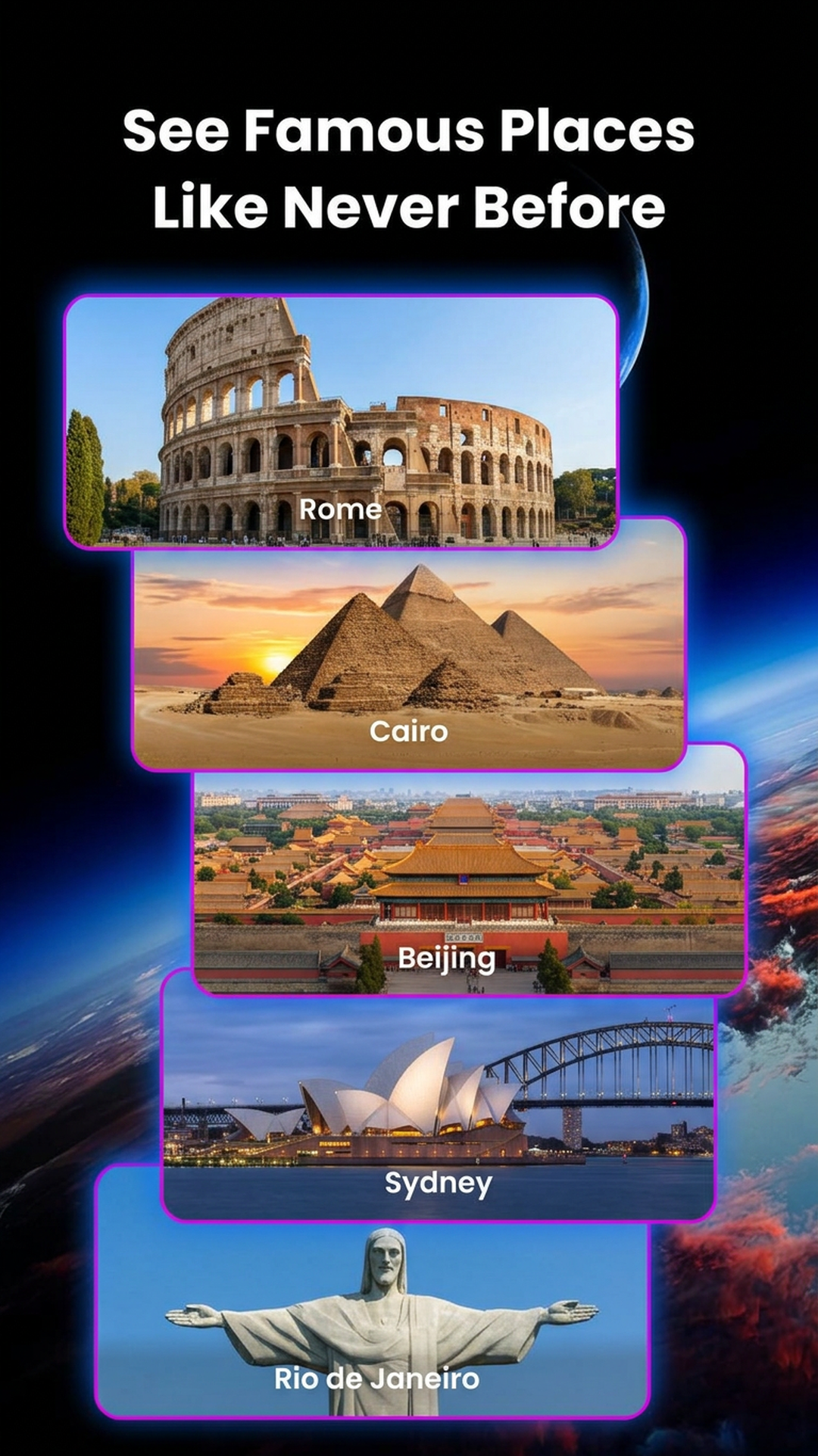 Live Earth Map screen 7